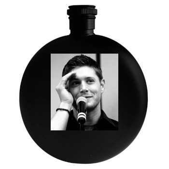 Jensen Ackles Round Flask