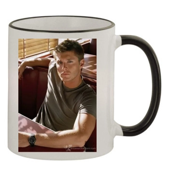 Jensen Ackles 11oz Colored Rim & Handle Mug