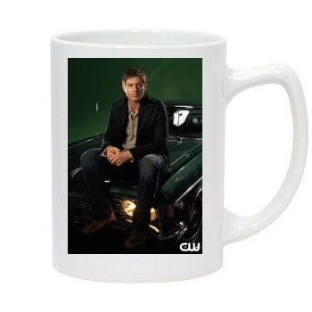 Jensen Ackles 14oz White Statesman Mug