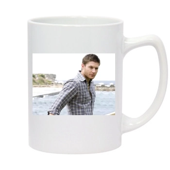 Jensen Ackles 14oz White Statesman Mug