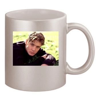 Jensen Ackles 11oz Metallic Silver Mug