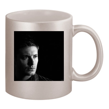 Jensen Ackles 11oz Metallic Silver Mug