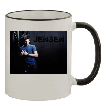 Jensen Ackles 11oz Colored Rim & Handle Mug