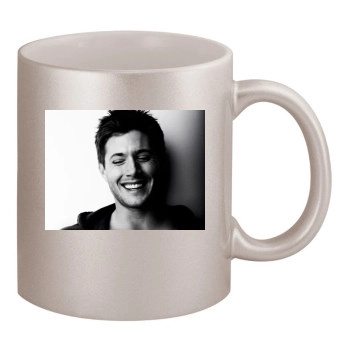 Jensen Ackles 11oz Metallic Silver Mug