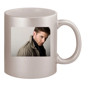 Jensen Ackles 11oz Metallic Silver Mug