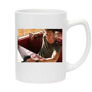 Jensen Ackles 14oz White Statesman Mug