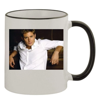 Jensen Ackles 11oz Colored Rim & Handle Mug