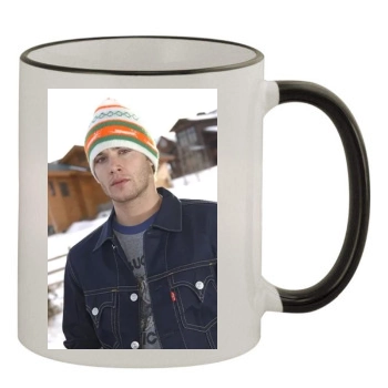 Jensen Ackles 11oz Colored Rim & Handle Mug