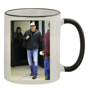 Jensen Ackles 11oz Colored Rim & Handle Mug