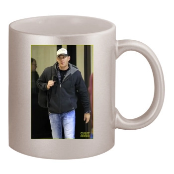 Jensen Ackles 11oz Metallic Silver Mug