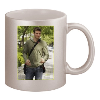 Jensen Ackles 11oz Metallic Silver Mug