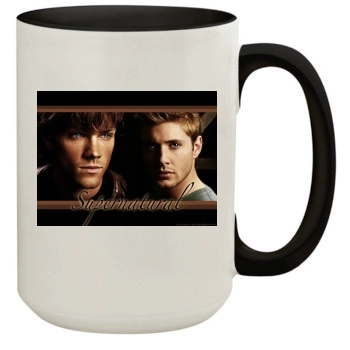 Jensen Ackles 15oz Colored Inner & Handle Mug