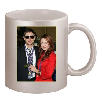 Jensen Ackles 11oz Metallic Silver Mug