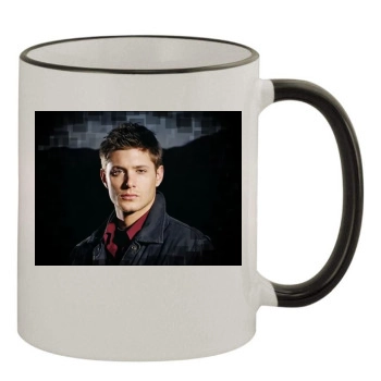 Jensen Ackles 11oz Colored Rim & Handle Mug