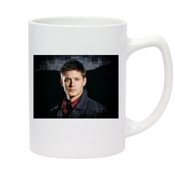 Jensen Ackles 14oz White Statesman Mug