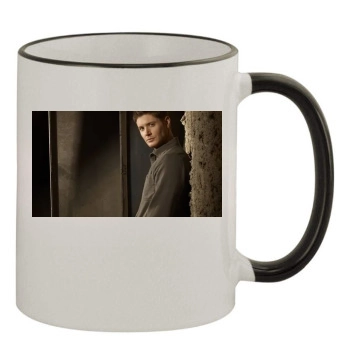 Jensen Ackles 11oz Colored Rim & Handle Mug