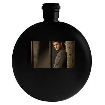 Jensen Ackles Round Flask