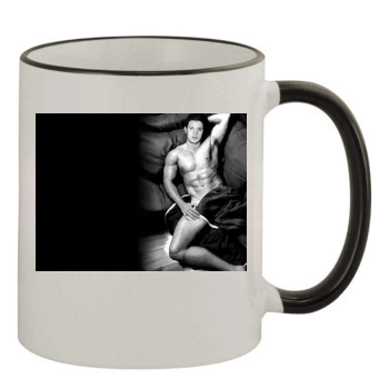 Jensen Ackles 11oz Colored Rim & Handle Mug