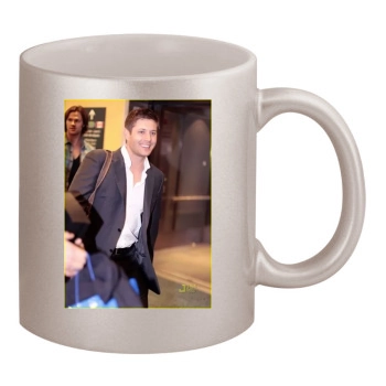 Jensen Ackles 11oz Metallic Silver Mug