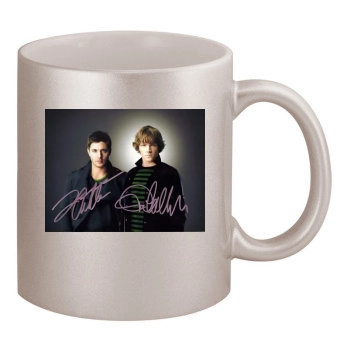 Jensen Ackles 11oz Metallic Silver Mug