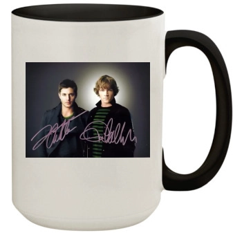 Jensen Ackles 15oz Colored Inner & Handle Mug