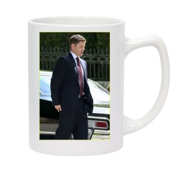 Jensen Ackles 14oz White Statesman Mug