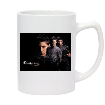 Jensen Ackles 14oz White Statesman Mug