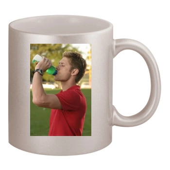 Jensen Ackles 11oz Metallic Silver Mug