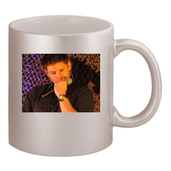 Jensen Ackles 11oz Metallic Silver Mug