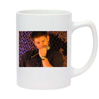 Jensen Ackles 14oz White Statesman Mug