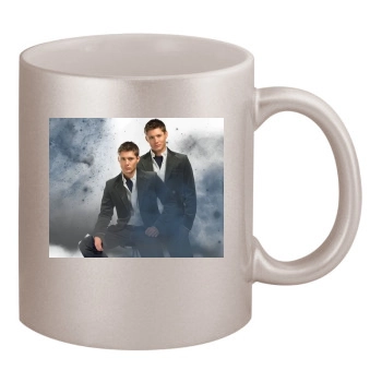 Jensen Ackles 11oz Metallic Silver Mug