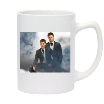 Jensen Ackles 14oz White Statesman Mug