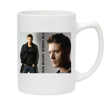 Jensen Ackles 14oz White Statesman Mug