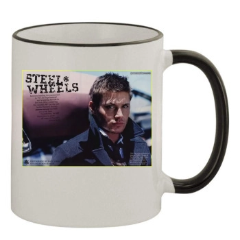 Jensen Ackles 11oz Colored Rim & Handle Mug