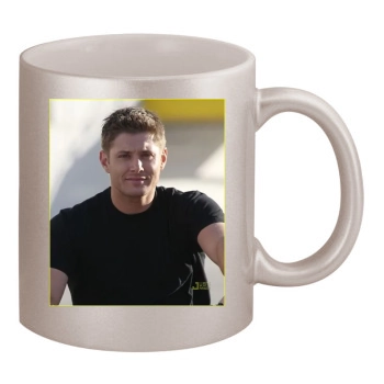 Jensen Ackles 11oz Metallic Silver Mug