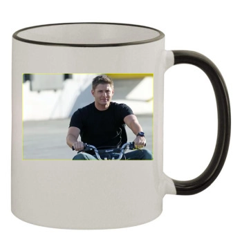 Jensen Ackles 11oz Colored Rim & Handle Mug