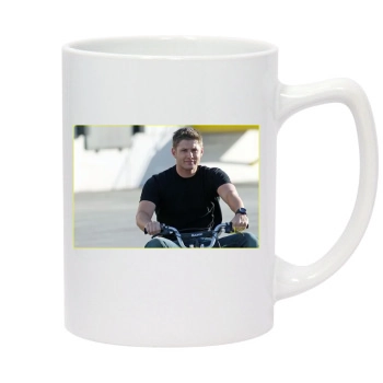 Jensen Ackles 14oz White Statesman Mug