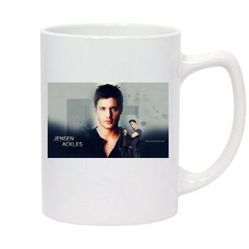 Jensen Ackles 14oz White Statesman Mug