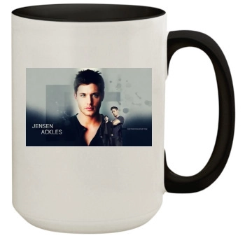 Jensen Ackles 15oz Colored Inner & Handle Mug