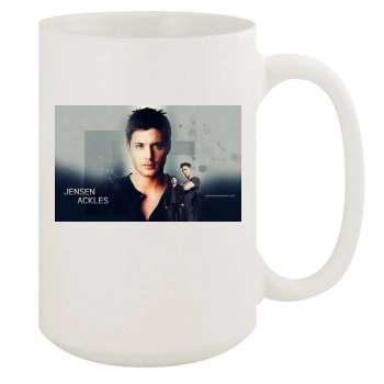 Jensen Ackles 15oz White Mug