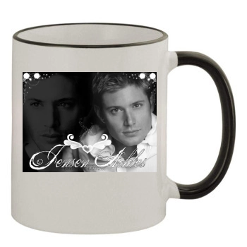 Jensen Ackles 11oz Colored Rim & Handle Mug