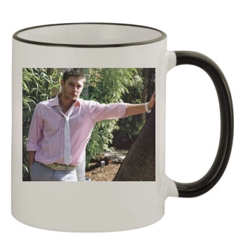 Jensen Ackles 11oz Colored Rim & Handle Mug