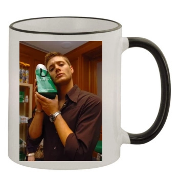 Jensen Ackles 11oz Colored Rim & Handle Mug