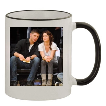 Jensen Ackles 11oz Colored Rim & Handle Mug