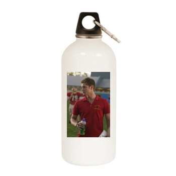 Jensen Ackles White Water Bottle With Carabiner