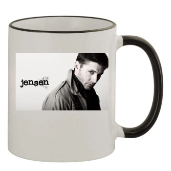 Jensen Ackles 11oz Colored Rim & Handle Mug