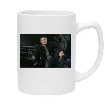 Jensen Ackles 14oz White Statesman Mug