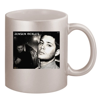Jensen Ackles 11oz Metallic Silver Mug