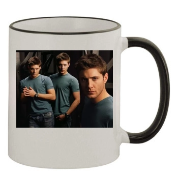 Jensen Ackles 11oz Colored Rim & Handle Mug