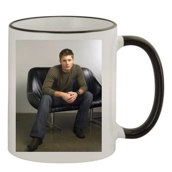 Jensen Ackles 11oz Colored Rim & Handle Mug